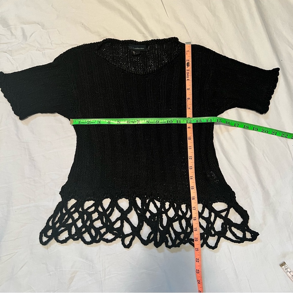 Black Knit Women's Sweater